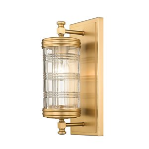 Z-Lite Heirloom Gold Archer 1-Light Wall Sconce