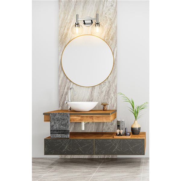 Z-Lite Chrome Sutton 2-Light Vanity