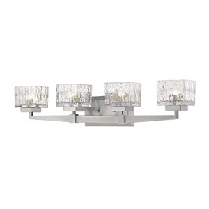 Z-Lite Brushed Nickel Rubicon 4-Light Vanity