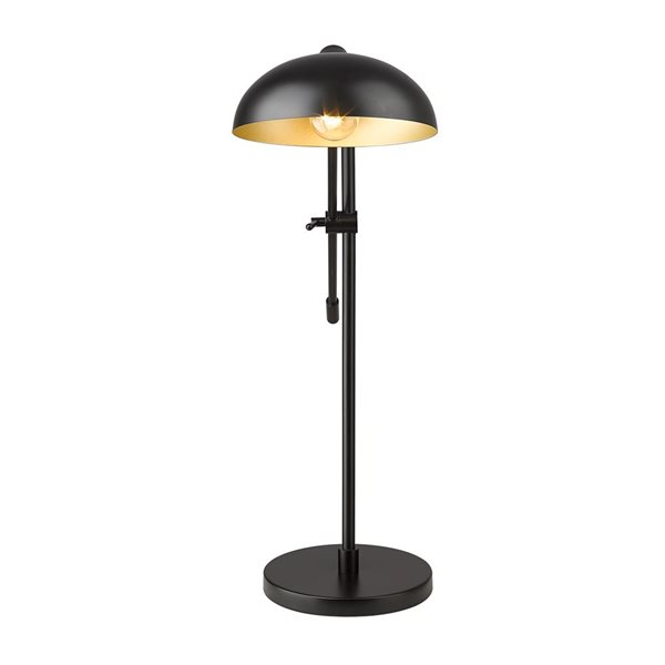 Z-Lite Bellamy Matte Black 1-Light Table Lamp