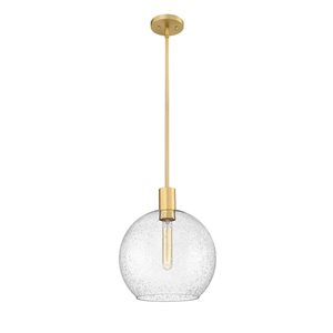 Z-Lite Olde Brass Margo 1-Light Pendant