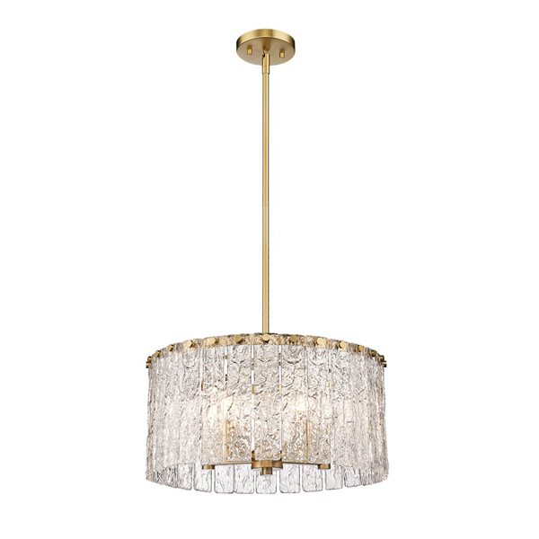 Z-Lite Modern Gold Glacier 5-Light Pendant