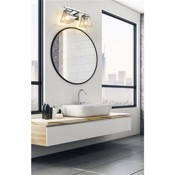 Z-Lite Chrome Lauren 2-Light Vanity