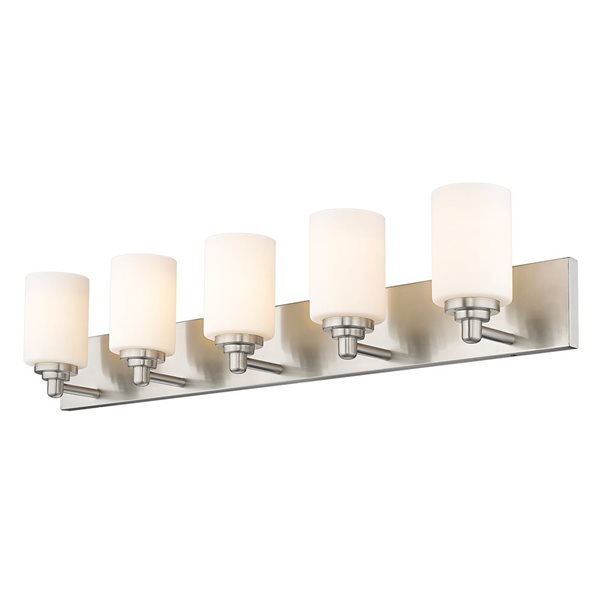 Z-Lite Brushed Nickel Soledad 5-Light Vanity