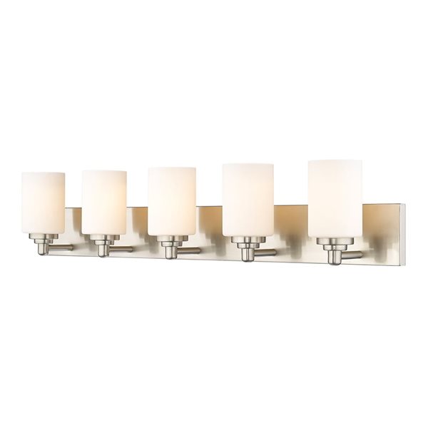 Z-Lite Brushed Nickel Soledad 5-Light Vanity