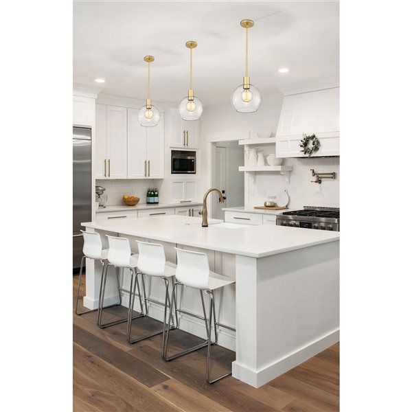 Z-Lite Olde Brass Margo 1-Light Pendant