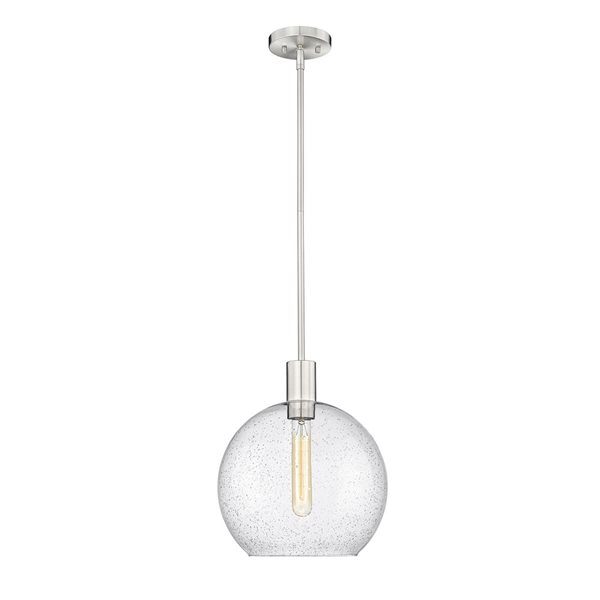 Z-Lite Brushed Nickel Margo 1-Light Pendant