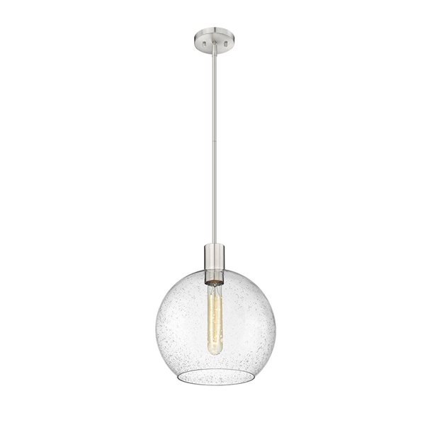 Z-Lite Brushed Nickel Margo 1-Light Pendant