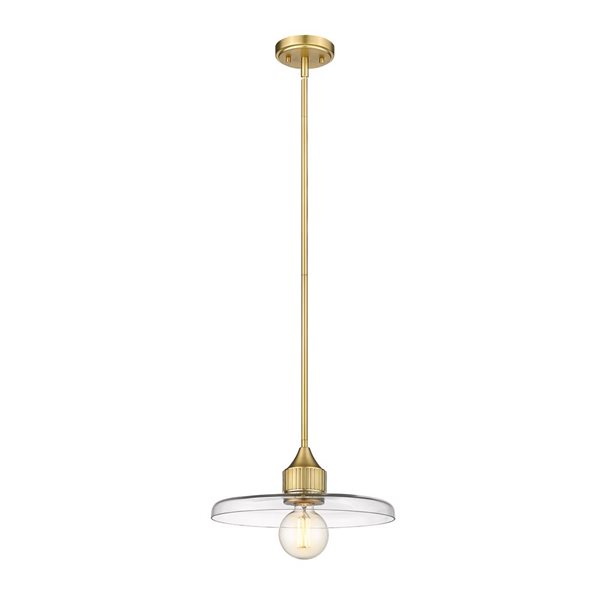 Z-Lite Olde Brass Paloma 1-Light Pendant