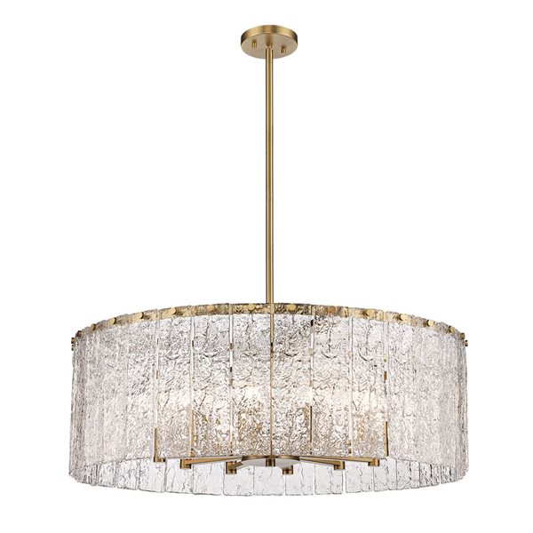 Z-Lite Modern Gold Glacier 12-Light Pendant