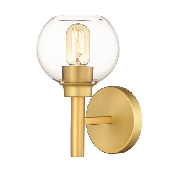 Z-Lite | Brushed Gold Sutton 1-Light Wall Sconce | Rona