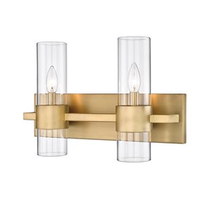 Z-Lite Rubbed Brass Lawson 2-Light Vanity