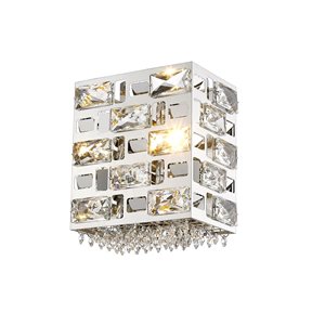 Z-Lite Chrome Aludra 1-Light Wall Sconce