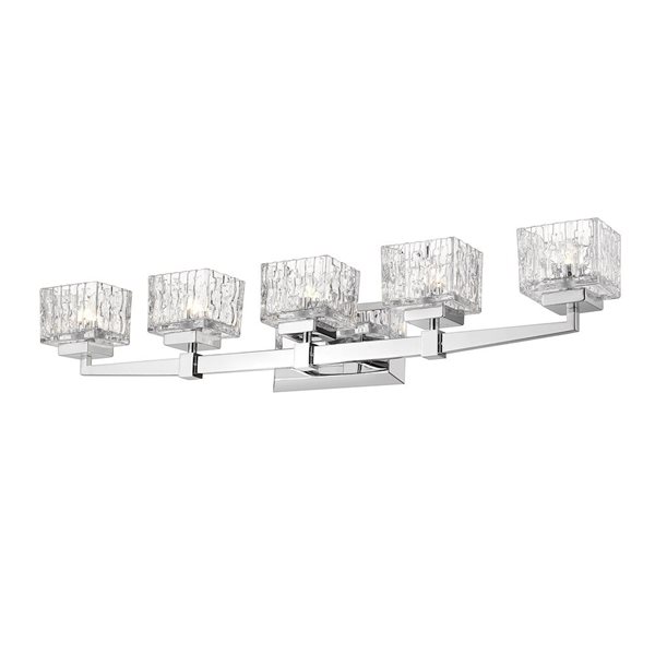 Z-Lite Chrome Rubicon 5-Light Vanity