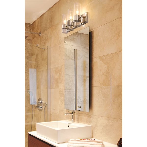 Z-Lite Polished Nickel Lawson 3-Light Vanity