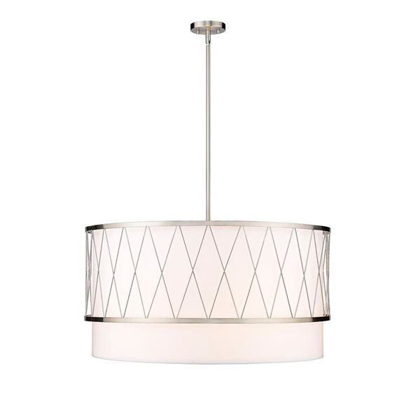 Z-Lite Brushed Nickel Dalton 5-Light Pendant