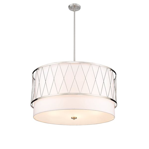 Z-Lite Brushed Nickel Dalton 5-Light Pendant