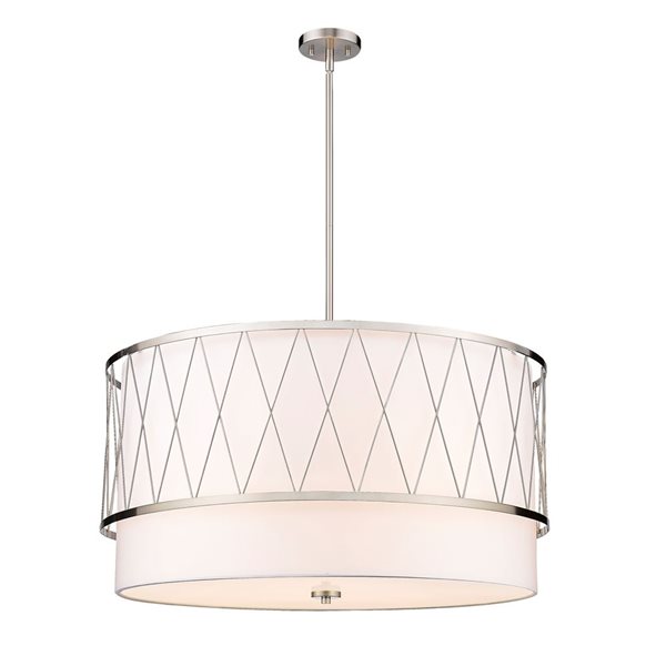 Z-Lite Brushed Nickel Dalton 5-Light Pendant