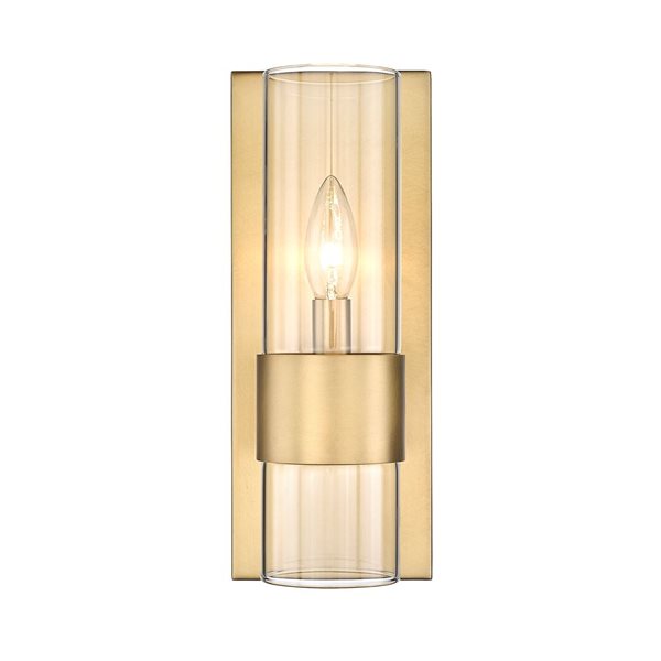 Z-Lite Rubbed Brass Lawson 1-Light Wall Sconce