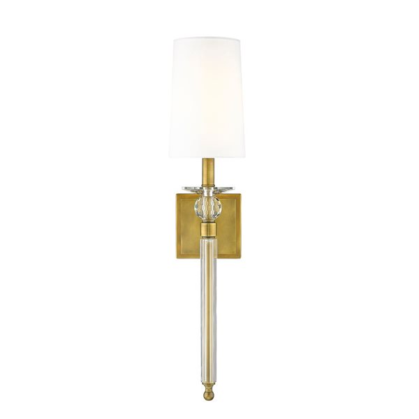 Z-Lite Rubbed Brass Ava 1-Light Wall Sconce