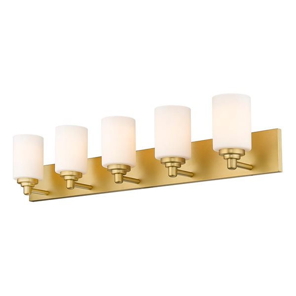 Z-Lite Brushed Gold Soledad 5-Light Vanity