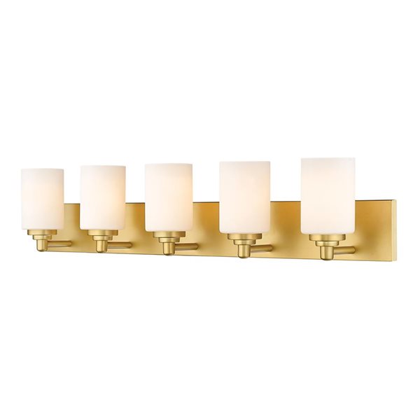 Z-Lite Brushed Gold Soledad 5-Light Vanity