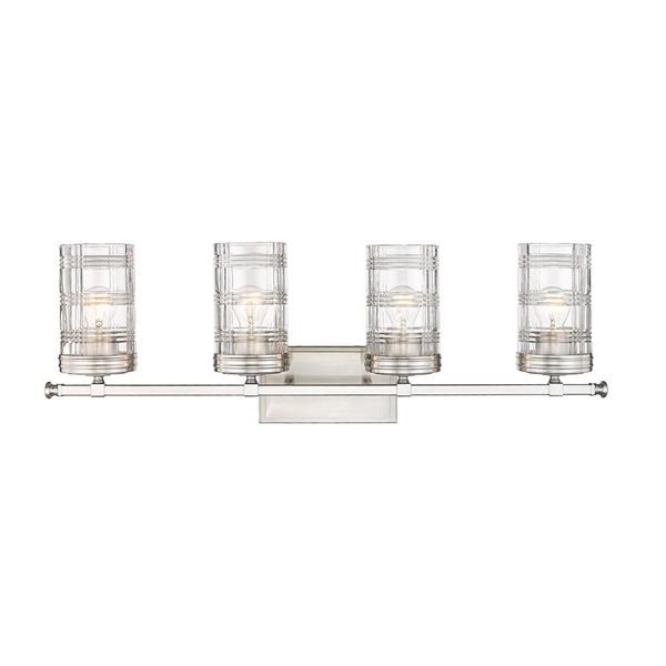 Z-Lite Brushed Nickel Archer 4-Light Vanity