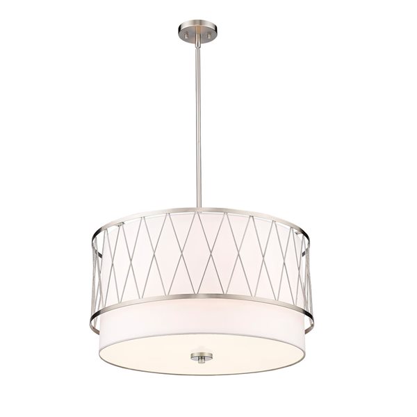 Z-Lite Brushed Nickel Dalton 4-Light Pendant