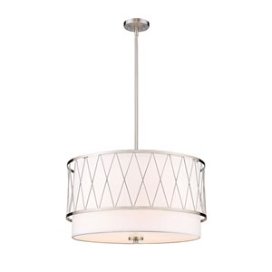 Z-Lite Brushed Nickel Dalton 4-Light Pendant