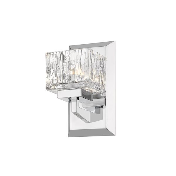 Z-Lite Chrome Rubicon 1-Light Wall Sconce