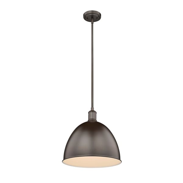 Z-Lite Bronze Sawyer 1-Light Pendant