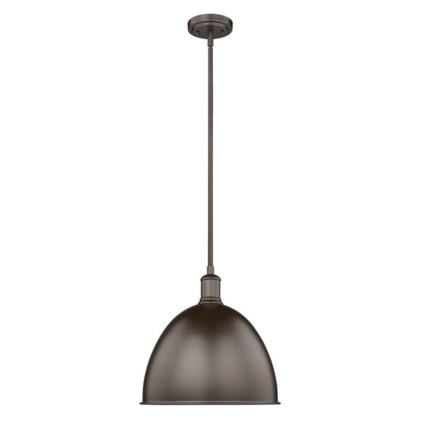 Z-Lite Bronze Sawyer 1-Light Pendant