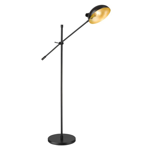 Z-Lite Bellamy Matte Black  1-Light Floor Lamp