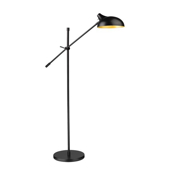 Z-Lite Bellamy Matte Black  1-Light Floor Lamp