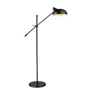 Z-Lite Bellamy Matte Black  1-Light Floor Lamp