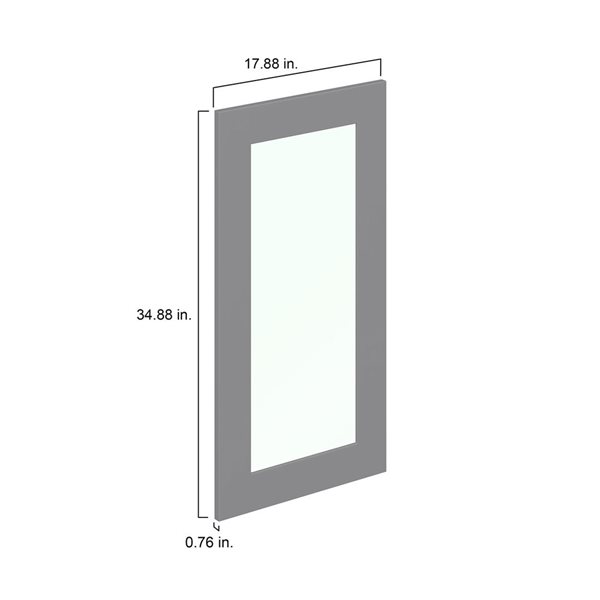 Hugo&Borg Beaumont 17.88 x 34.88 x 0.75-in Cabinet Door Front