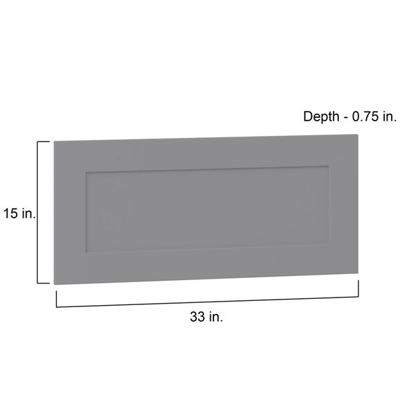 Hugo&Borg Beaumont 33 x 15 x 0.75-in Cabinet Drawer Front