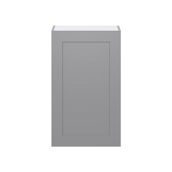 Hugo&Borg Beaumont 21 x 35 x 14.88-in Painted Slate Grey Door Wall Semi-Custom Cabinet