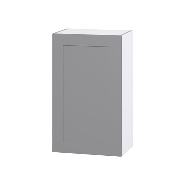 Hugo&Borg Beaumont 21 x 35 x 14.88-in Painted Slate Grey Door Wall Semi-Custom Cabinet