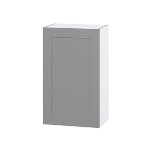 Hugo&Borg Beaumont 21 x 35 x 14.88-in Painted Slate Grey Door Wall Semi-Custom Cabinet