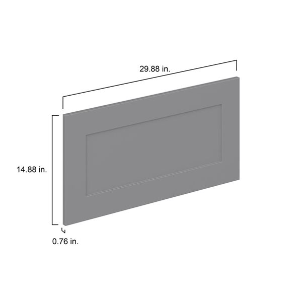 Hugo&Borg Beaumont 29.88 x 14.88 x 0.75-in Cabinet Drawer Front