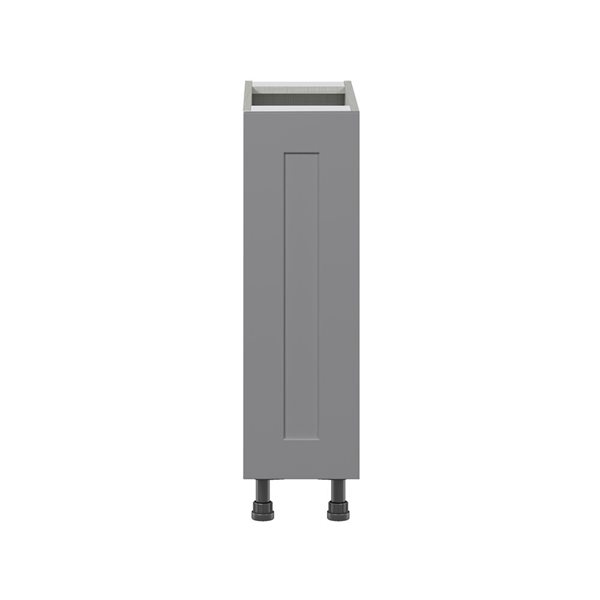 Hugo&Borg Beaumont 9 x 34.5 x 24.88-in Painted Slate Grey Door Base Semi-Custom Cabinet