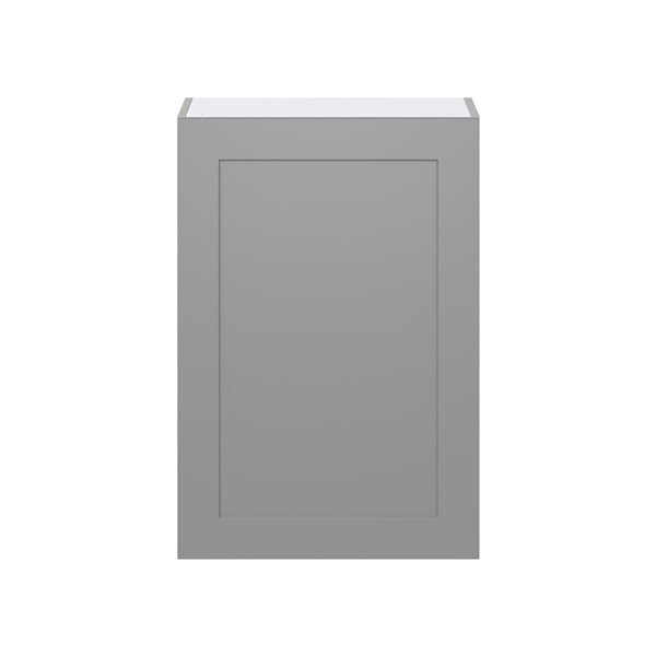 Hugo&Borg Beaumont 24 x 35 x 14.88-in Painted Slate Grey Door Wall Semi-Custom Cabinet