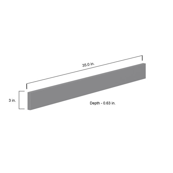 Hugo&Borg Beaumont 3 x 0.63 x 35-in Cabinet Fill Strip