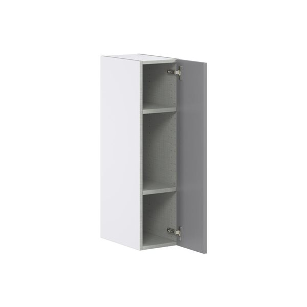 Hugo&Borg Beaumont 9 x 35 x 14.88-in Painted Slate Grey Door Wall Semi-Custom Cabinet