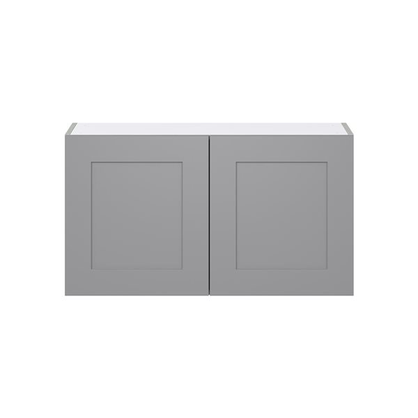 Hugo&Borg Beaumont 36 x 20 x 14.88-in Painted Slate Grey Door Wall Semi-Custom Cabinet