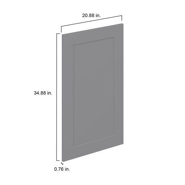 Hugo&Borg Beaumont 20.88 x 34.88 x 0.75-in Cabinet Door Front