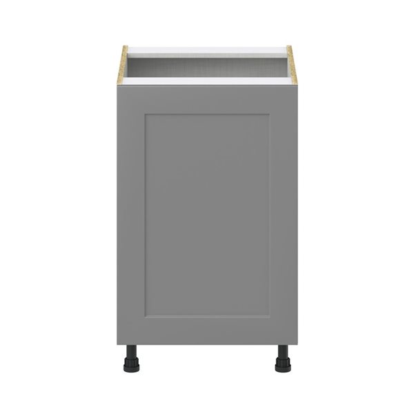 Hugo&Borg Beaumont 21 x 34.5 x 24.88-in Painted Slate Grey Door and Drawer Base Semi-Custom Cabinet