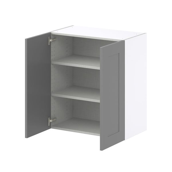 Hugo&Borg Beaumont 27 x 30 x 14.88-in Painted Slate Grey Door Wall Semi-Custom Cabinet