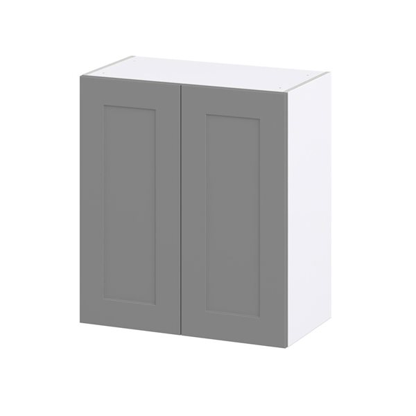 Hugo&Borg Beaumont 27 x 30 x 14.88-in Painted Slate Grey Door Wall Semi-Custom Cabinet